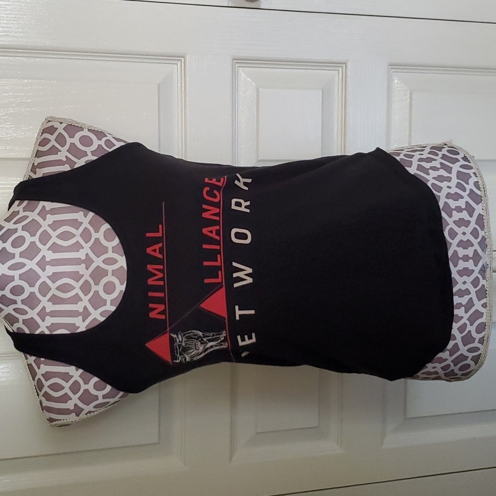 Animal Alliance Network Vegan Activism Women's Racerback Tank Top, Black, Sz S